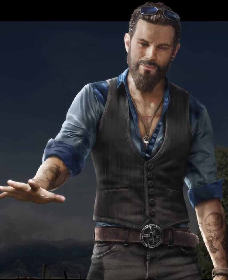 Far Cry 5 John Seed Brown Vest